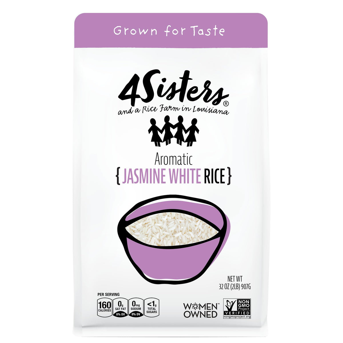 4Sisters jasmine-rice-bag highlights premium aroma and quality.