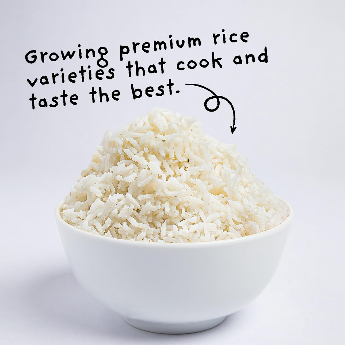 4Sisters jasmine-rice-close-up-texture soft, fluffy grains.