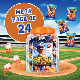 Perfect goody bag filler for baseball birthday celebrations.