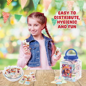 4YoreElves Bracelets in tub with carrying handle simplify transport.