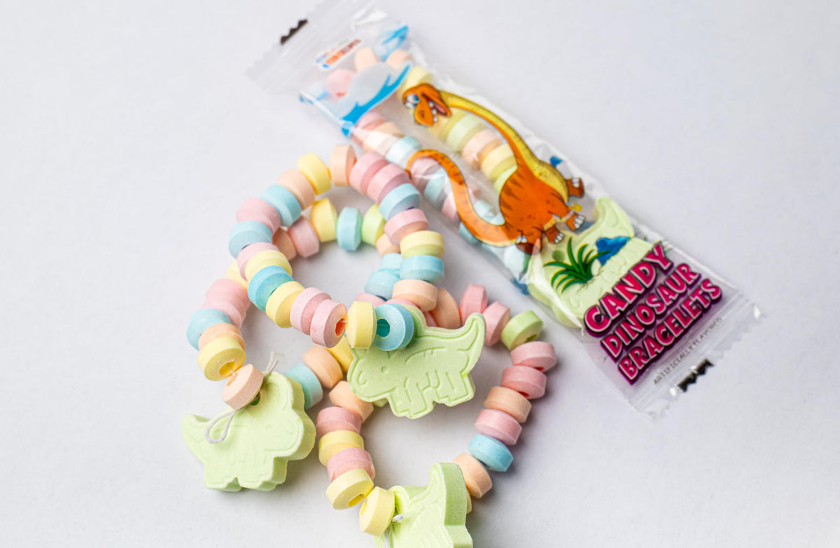 4YoreElves dino party favors in cute wrappers
