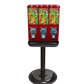 Brightly colored fruit candies in a heat-sealed bag stay fresh.
