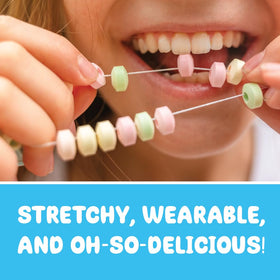 4YoreElves Nostalgic 80s candy necklaces close-up, evokes childhood memories