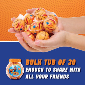4YoreElves candy tub adds colorful fun to sports-themed celebrations.