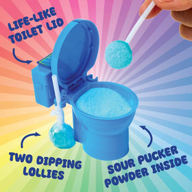 4YoreElves toilet candy plunger pops provide interactive humor.