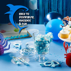 4YoreElves undersea themed decor featuring candy bracelets.