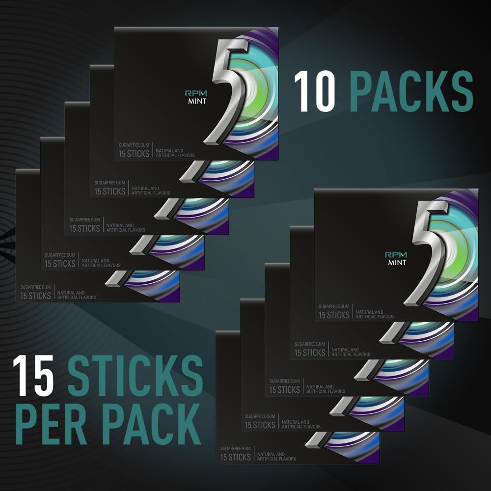 Single-stick wrapper close-up shows sugar-free convenience