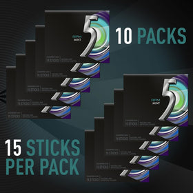 Single-stick wrapper close-up shows sugar-free convenience