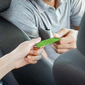 5 Gum Watermelon Prism pack in hand demonstrates compact, travel-friendly format.
