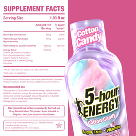5-hour ENERGY Cotton Candy shot on a desk to boost focus