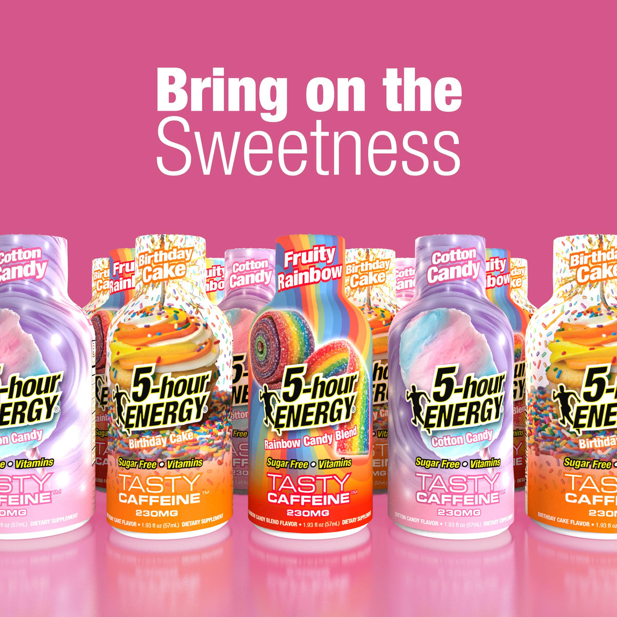 5-hour ENERGY Cotton Candy shot tucked in a pocket for on-the-go energy