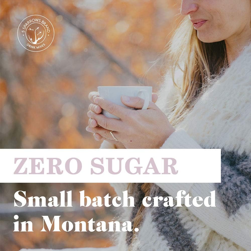 5 Sparrows stevia-erythritol sweetness keeps coffee smooth without bitterness