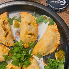 505 Southwestern ready-to-use green chile sauce enhances tacos and enchiladas.
