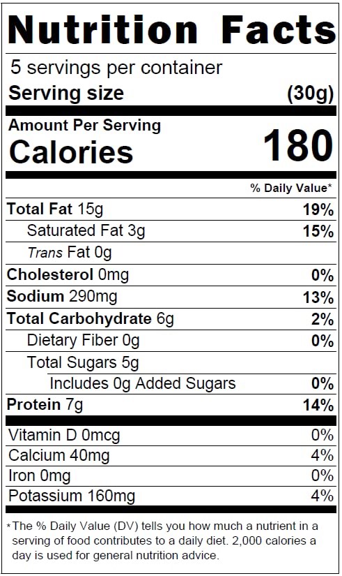50Hertz protein-rich snack with about 35g protein per serving.