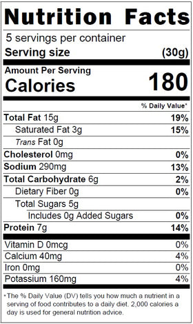 50Hertz protein-rich snack with about 35g protein per serving.