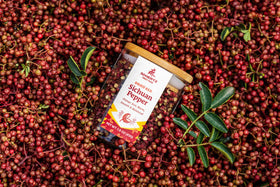 50Hertz Red Sichuan Peppers seed-free spice for sauces and marinades.