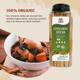 Aromatic warm cinnamon sticks from 52USA enhancing recipes