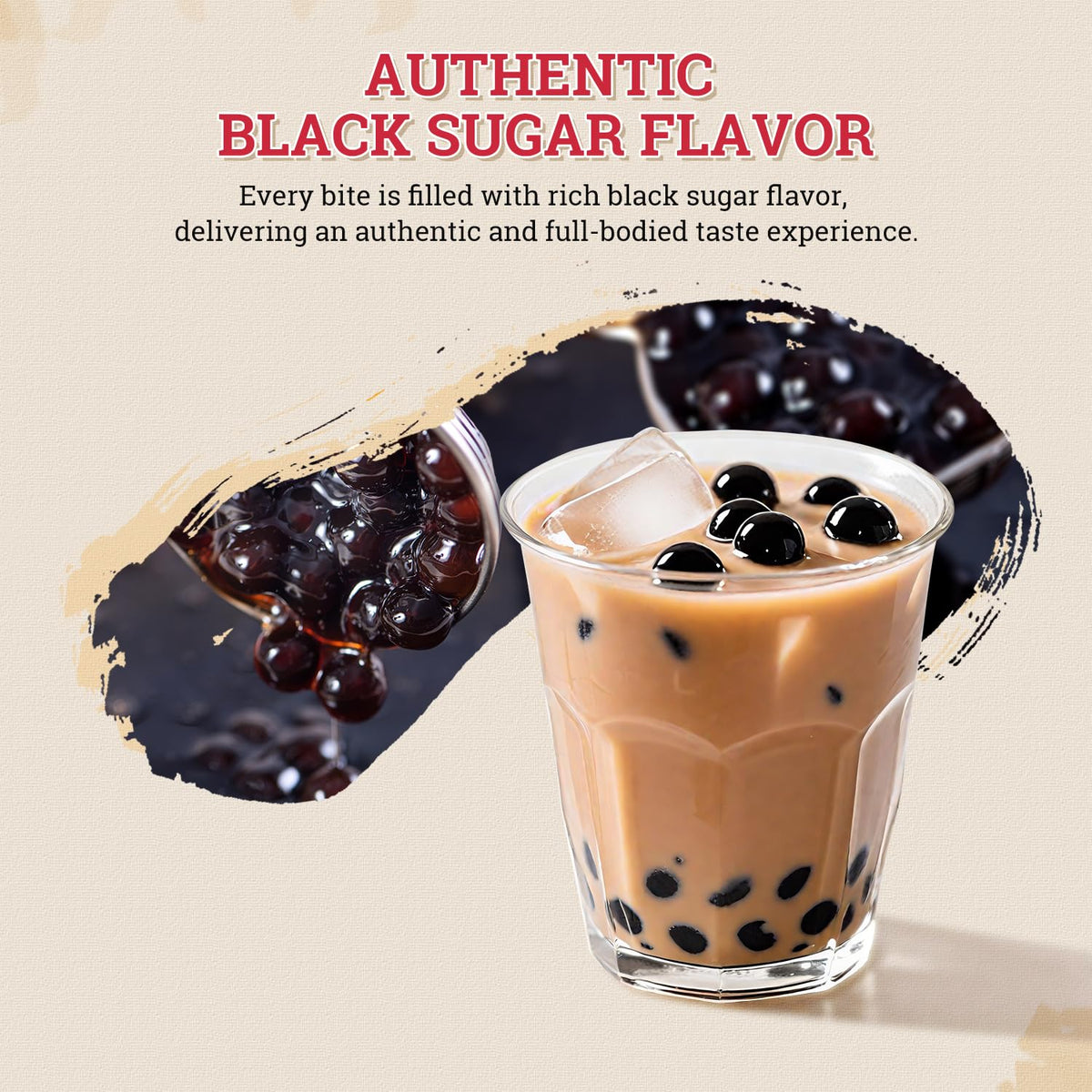 52USA black tapioca pearl pairs with milk tea for café-quality home drinks