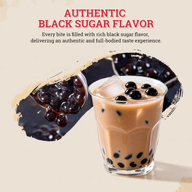 52USA black tapioca pearl pairs with milk tea for café-quality home drinks