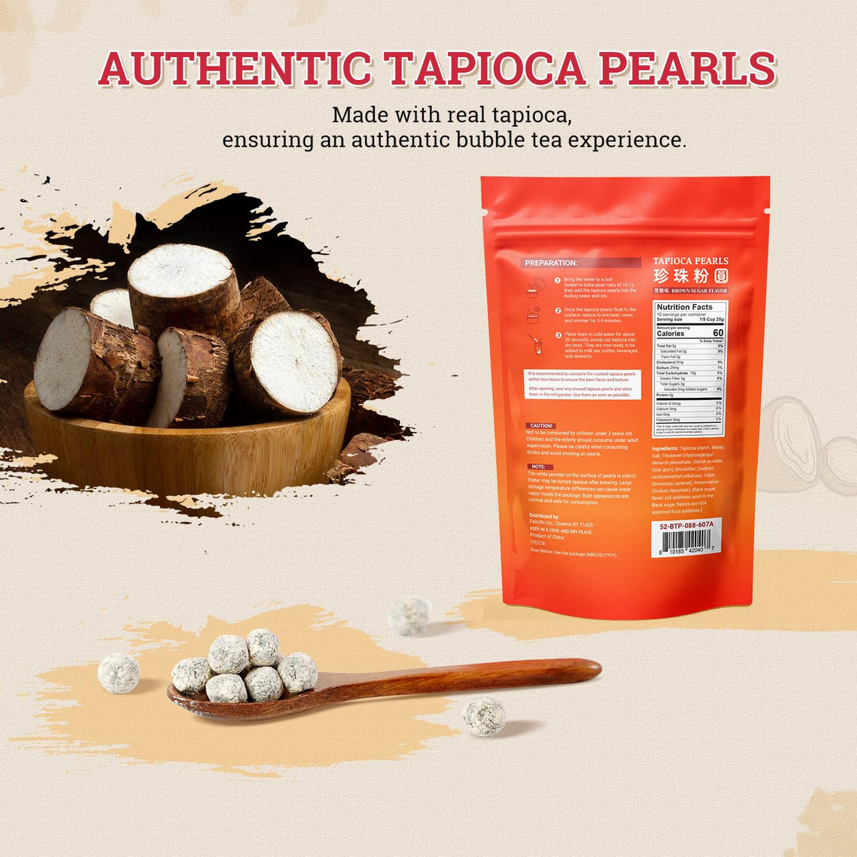 52USA boba pearls preserve quality during storage and transport