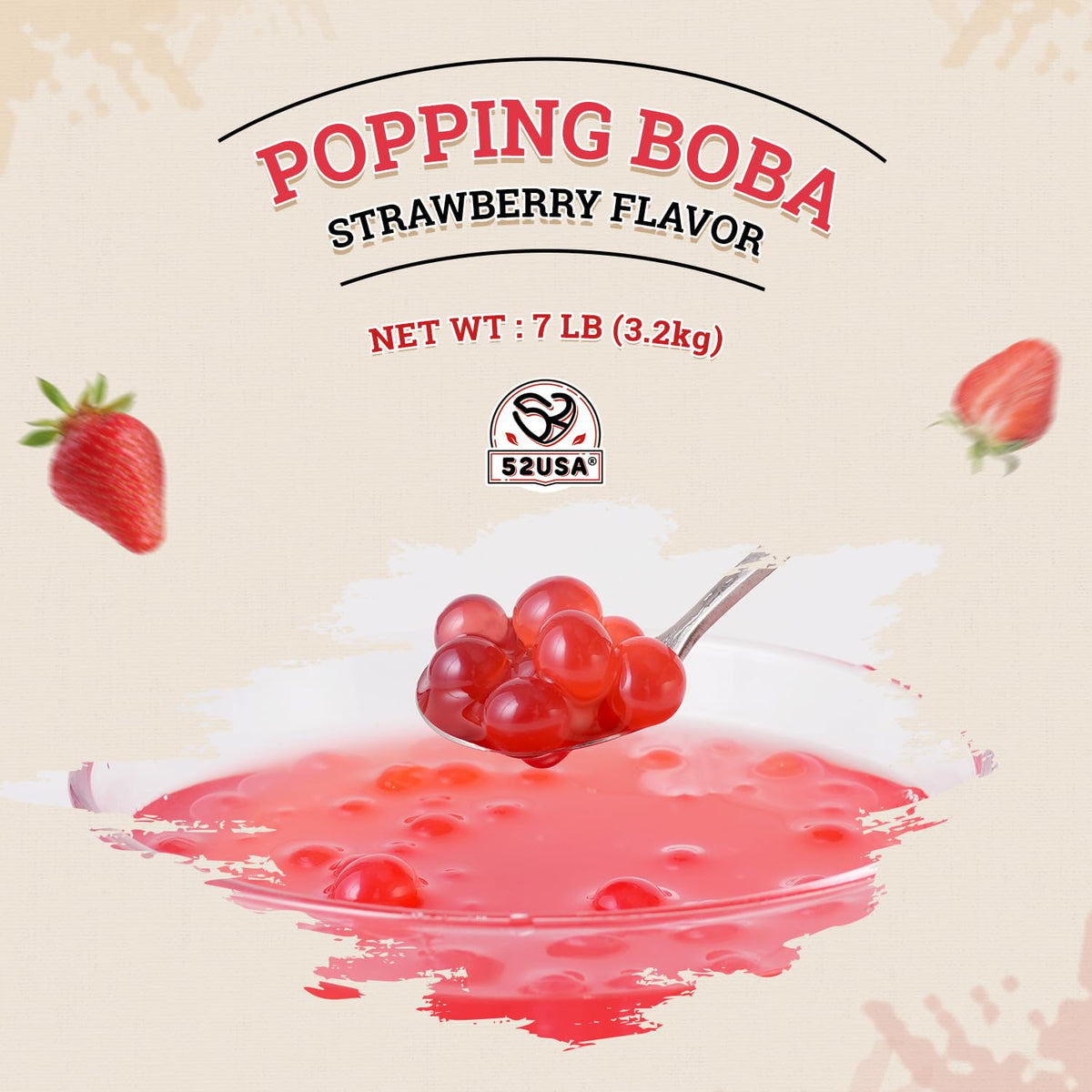 52USA boba toppings elevate milk tea, shakes, and desserts.