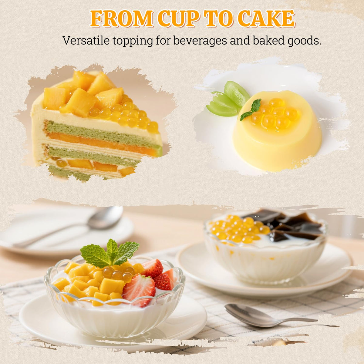 52USA Catering-size 3.2kg Tub for gatherings, cafés, and bulk dessert toppings.