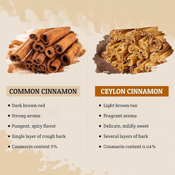52USA Ceylon cinnamon sticks arranged for cooking and stewing.