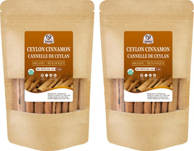 52USA Organic Ceylon cinnamon sticks two-pack ready for daily use