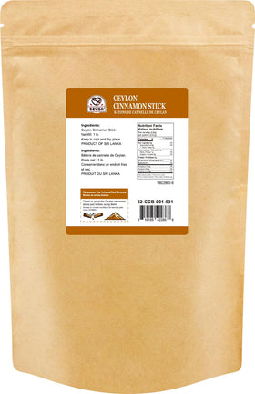 52USA Ceylon Cinnamon Sticks bundled for easy pouring in daily recipes.