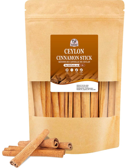 52USA Ceylon Cinnamon Sticks pack front shows authentic Sri Lankan origin for baking.