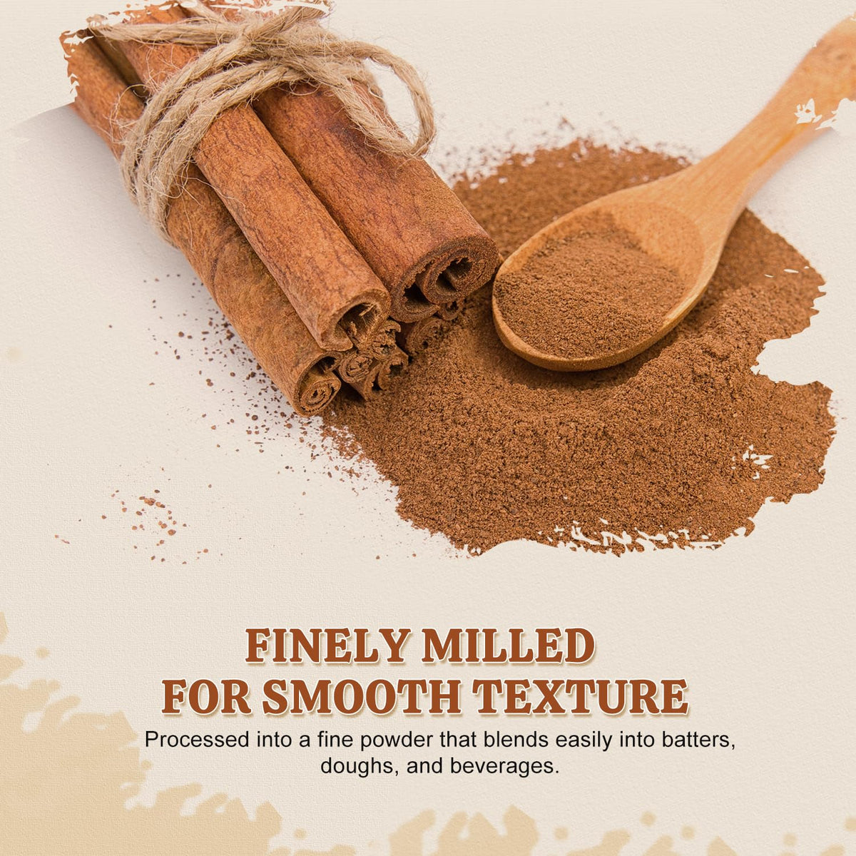 52USA Cinnamon Powder baking-use invites warm, fragrant notes in desserts and dishes.