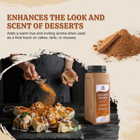 52USA Cinnamon Powder ground-spice pour captures easy sprinkle for cooking.