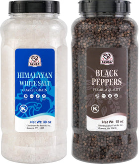52USA Himalayan salt coarse-grain bottle enhances everyday cooking with mineral-rich flavor.