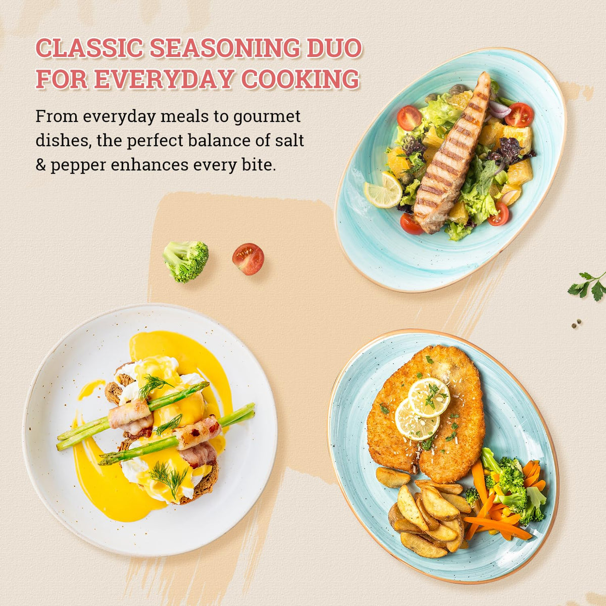 52USA Kitchen scene with pepper and salt elevating flavors