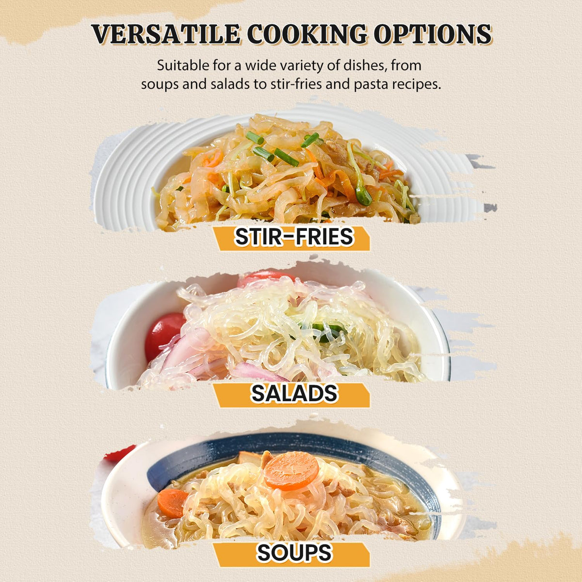 52USA konjac noodles cooking pot simmering