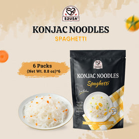 52USA Shirataki noodles, flavor-neutral, perfect for vibrant sauces and seasonings.