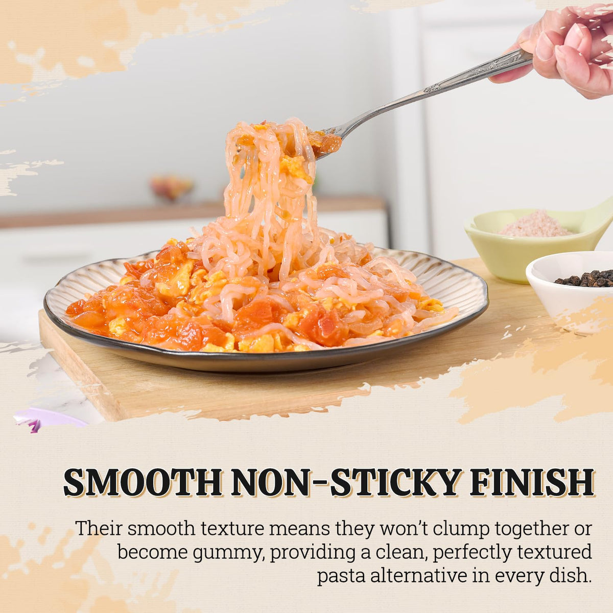 52USA Noodles, vegan and gluten-free, suitable for diverse diets.