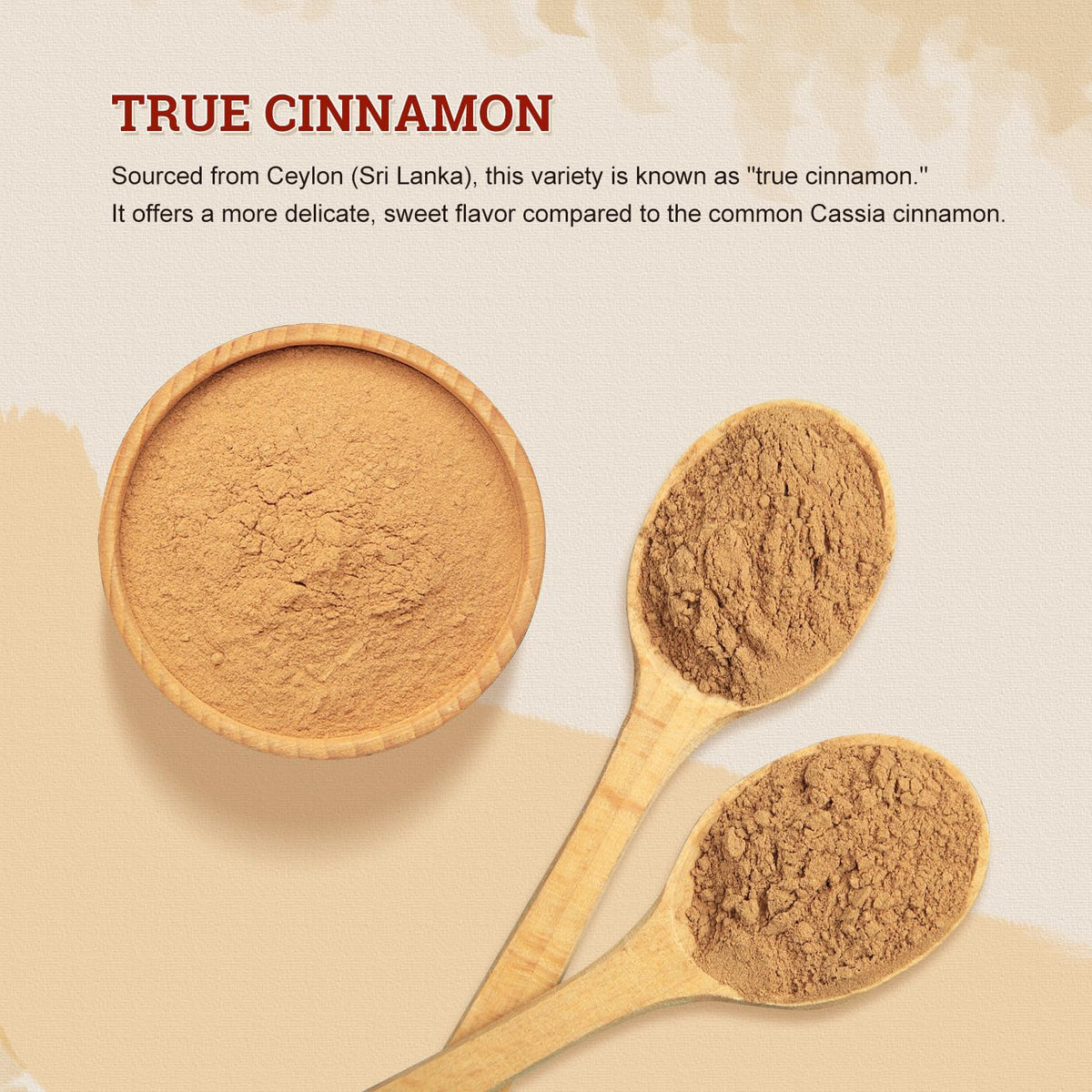 52usa organic cinnamon label closeup emphasizes natural, additive-free spice