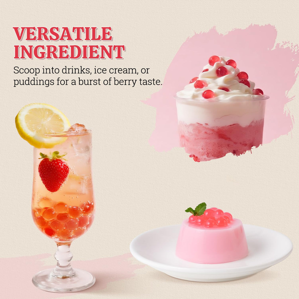 52USA ready-to-eat popping boba ideal for quick drinks.
