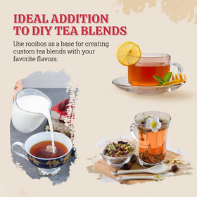 52USA Rooibos tea steeping cup captures a soothing, caffeine-free aroma.