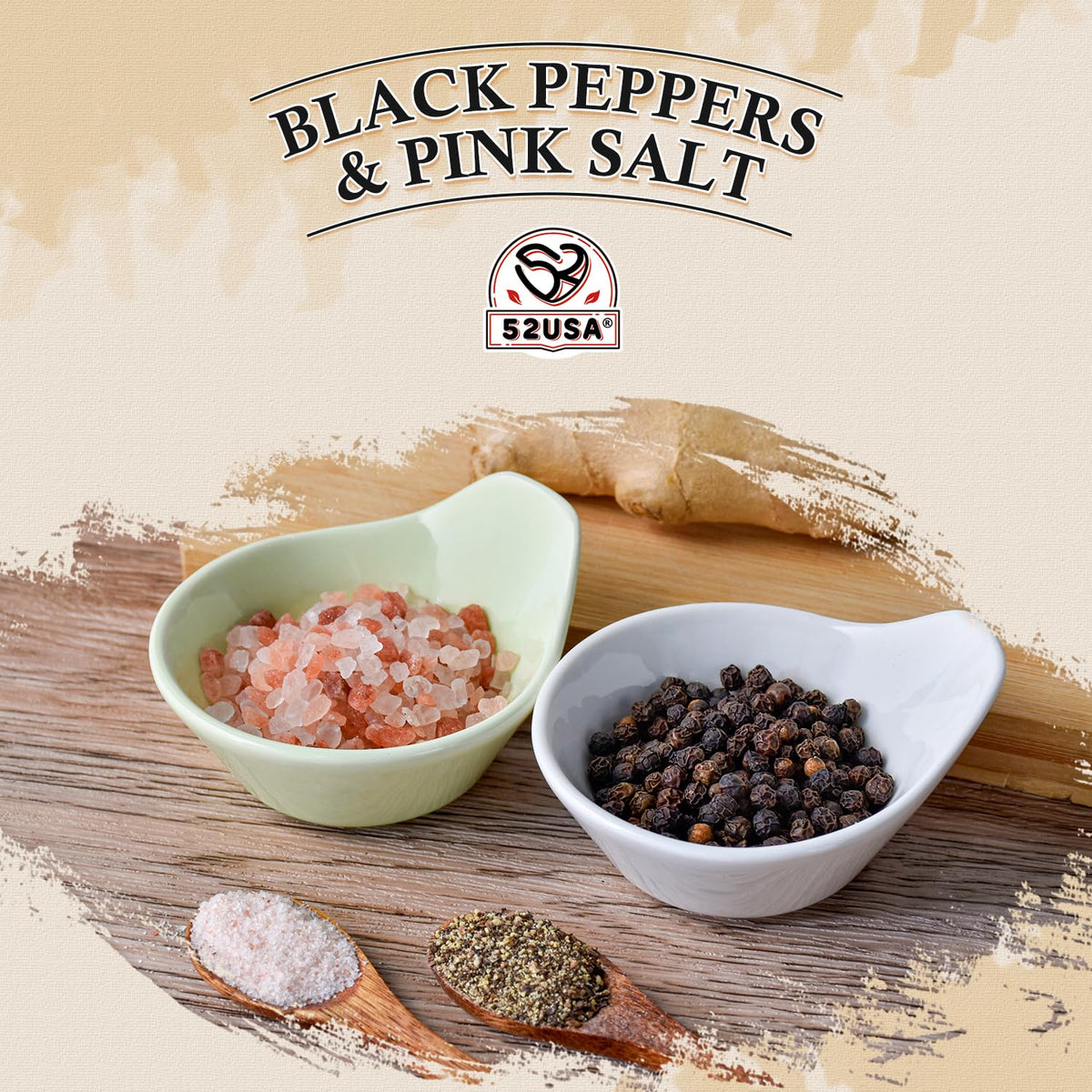 52USA salt and pepper grinder refill pack ready for refills