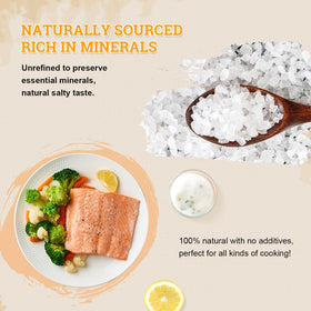52USA Himalayan salt grinder refill maintains fresh sea salt.