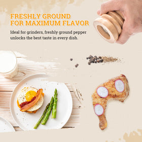 52USA Salt and pepper combo for versatile meats, vegetables, soups, and salads.