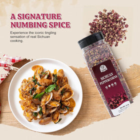 52USA Sichuan peppercorns sun-dried process – natural flavor and color preserved.