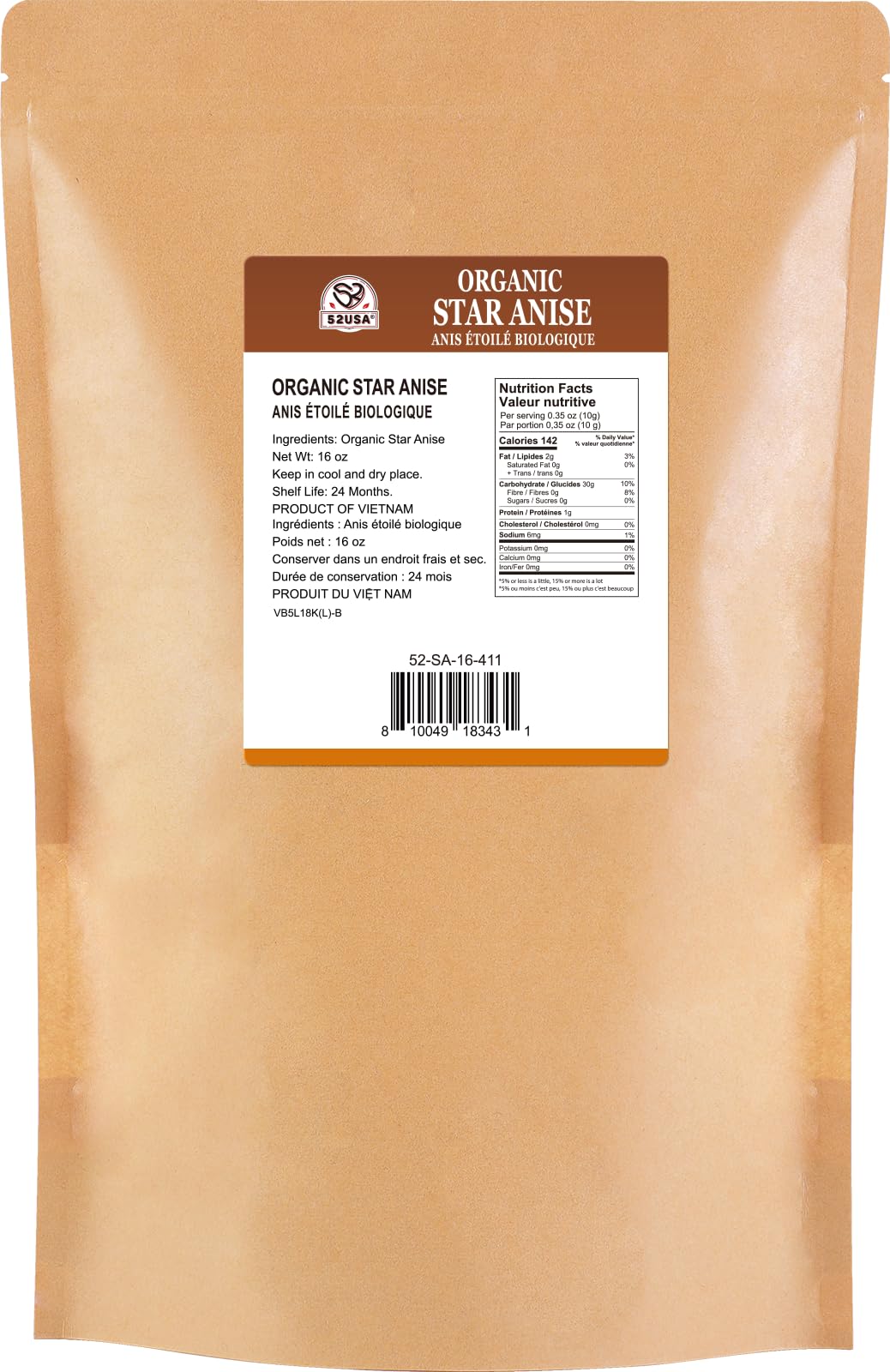 52USA Star Anise in a simmering pot releasing warm fragrance