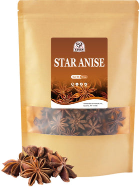 52USA Star Anise whole pods ready for tea and cooking.