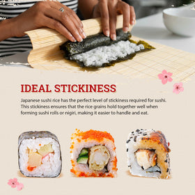 52USA sushi rice onigiri prep with perfect firmness for molds