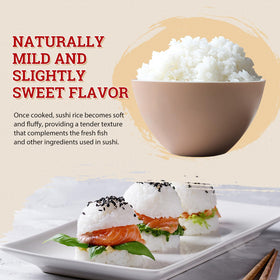52USA sushi rice for sushi rolls ideal for rolls and nigiri