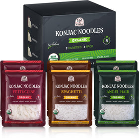 52USA Konjac Shirataki Angel Hair noodles ready to soak sauces