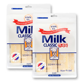 56% MILK CLASSIC Korean Milk Crackers, oven-baked, ideal for tea time.